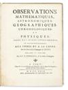 SOUCIET, ÉTIENNE, S.J., editor. Observations Mathématiques [etc.} . . . tirées des Anciens Livres Chinois. Vol. 1 (of 3).  1729